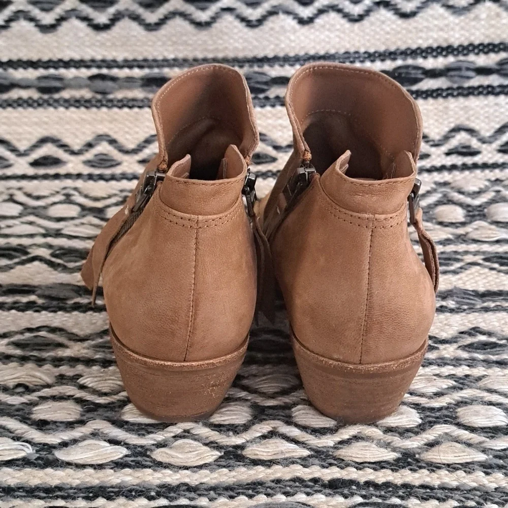 SAM EDELMAN TUCKER LEATHER BOOTIE SIZE WOMAN'S 8